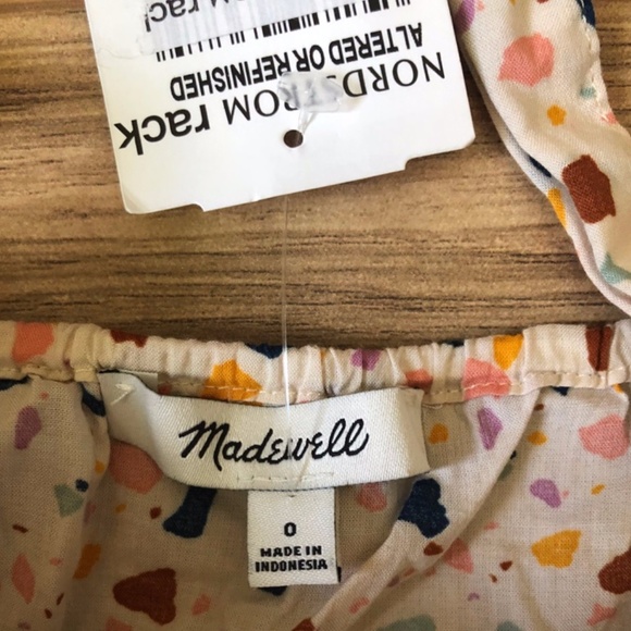 NWT - Madewell Tie Front Cami Tank 0 - Picture 6 of 7